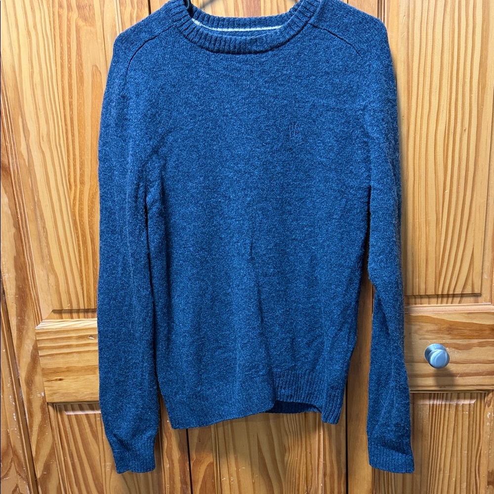Men's Blue Crewneck Sweater